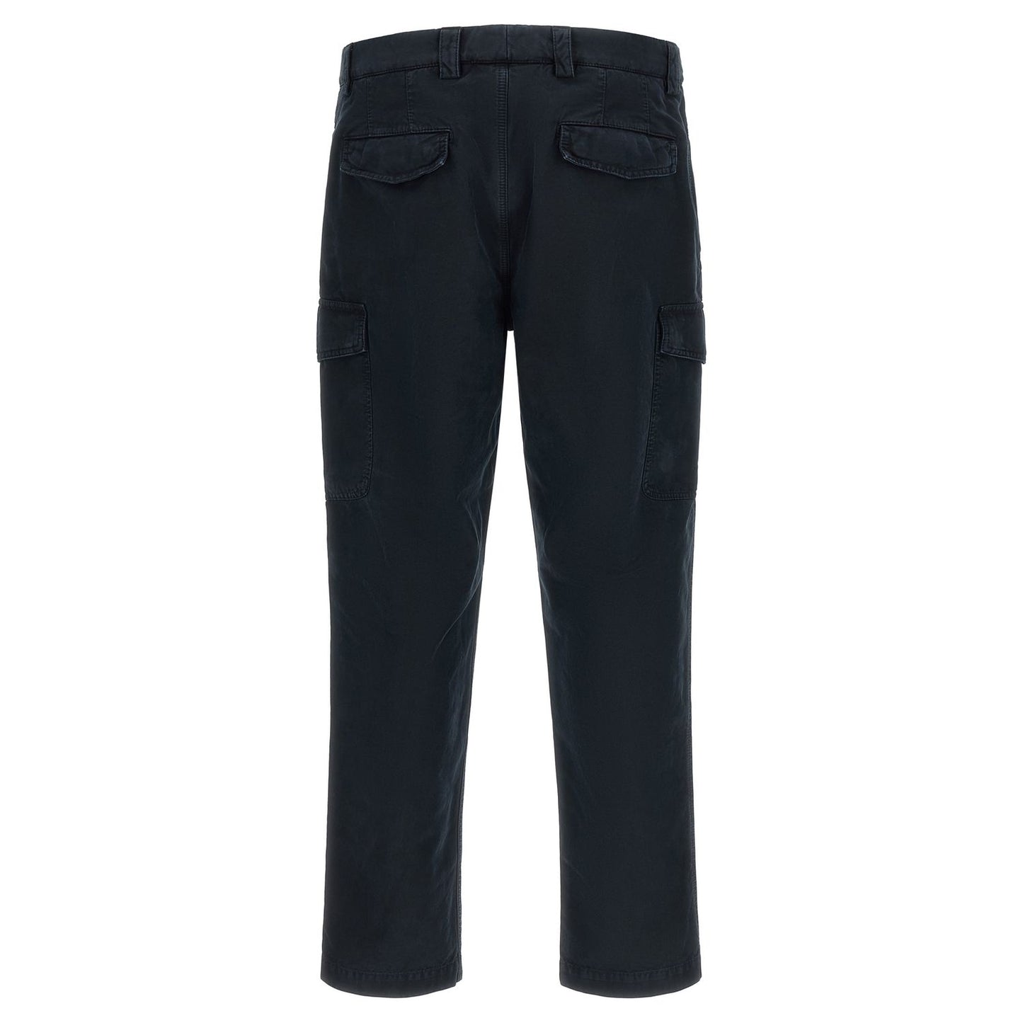 Brunello Cucinelli Blue Cotton Cargo Pants