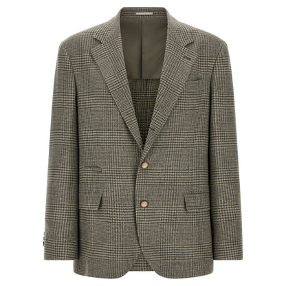 Brunello Cucinelli Bicolor Wool Blazer
