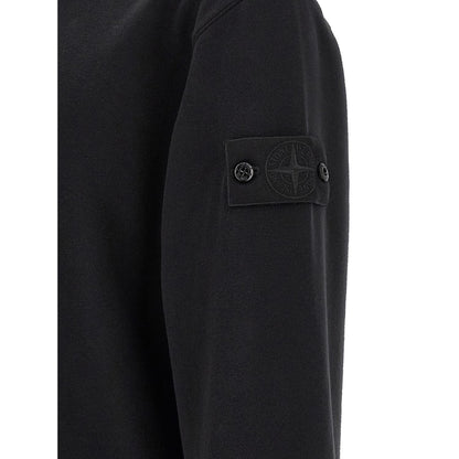 Stone Island Black Cotton Sweatshirt
