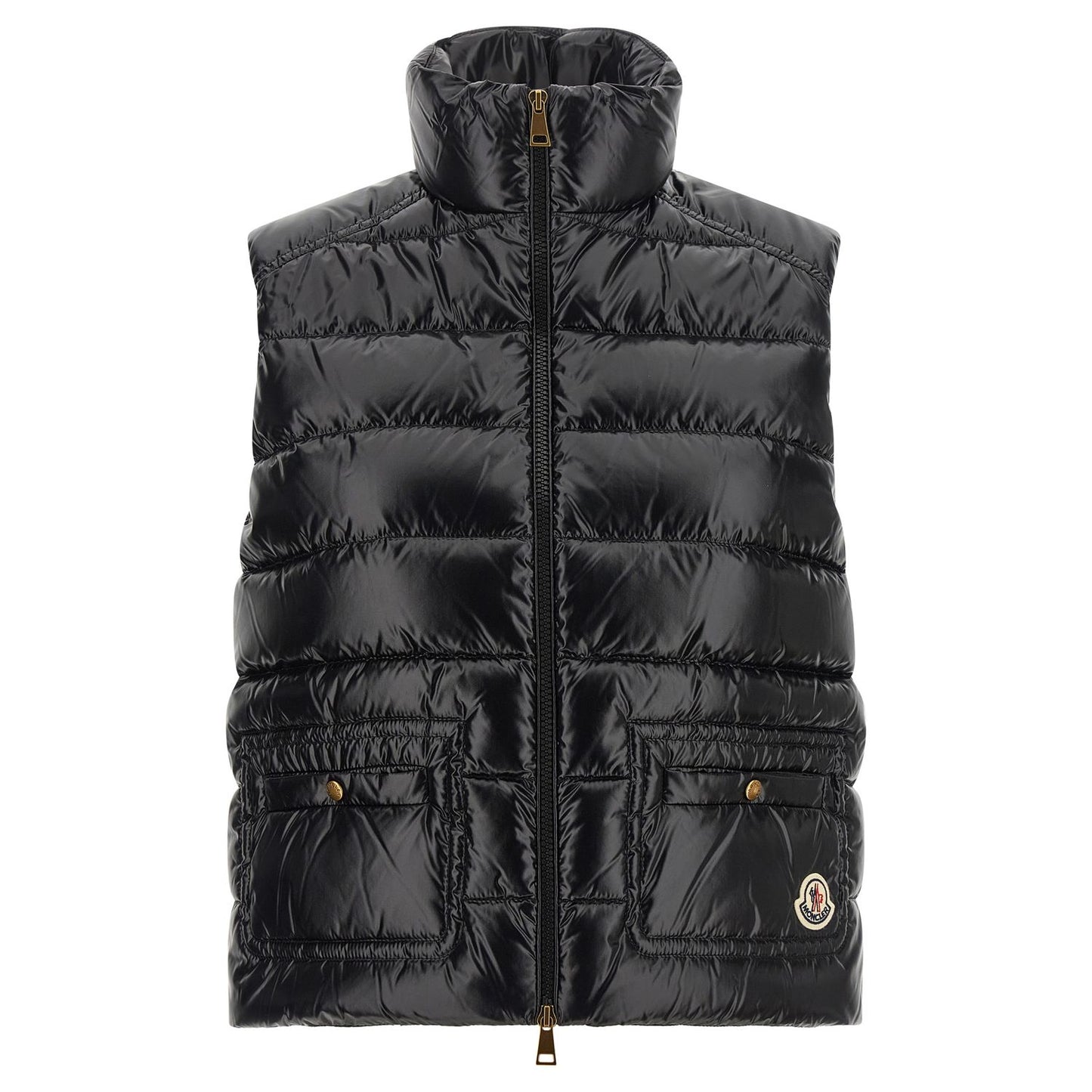 Moncler Black Polyamide Sleeveless Jacket