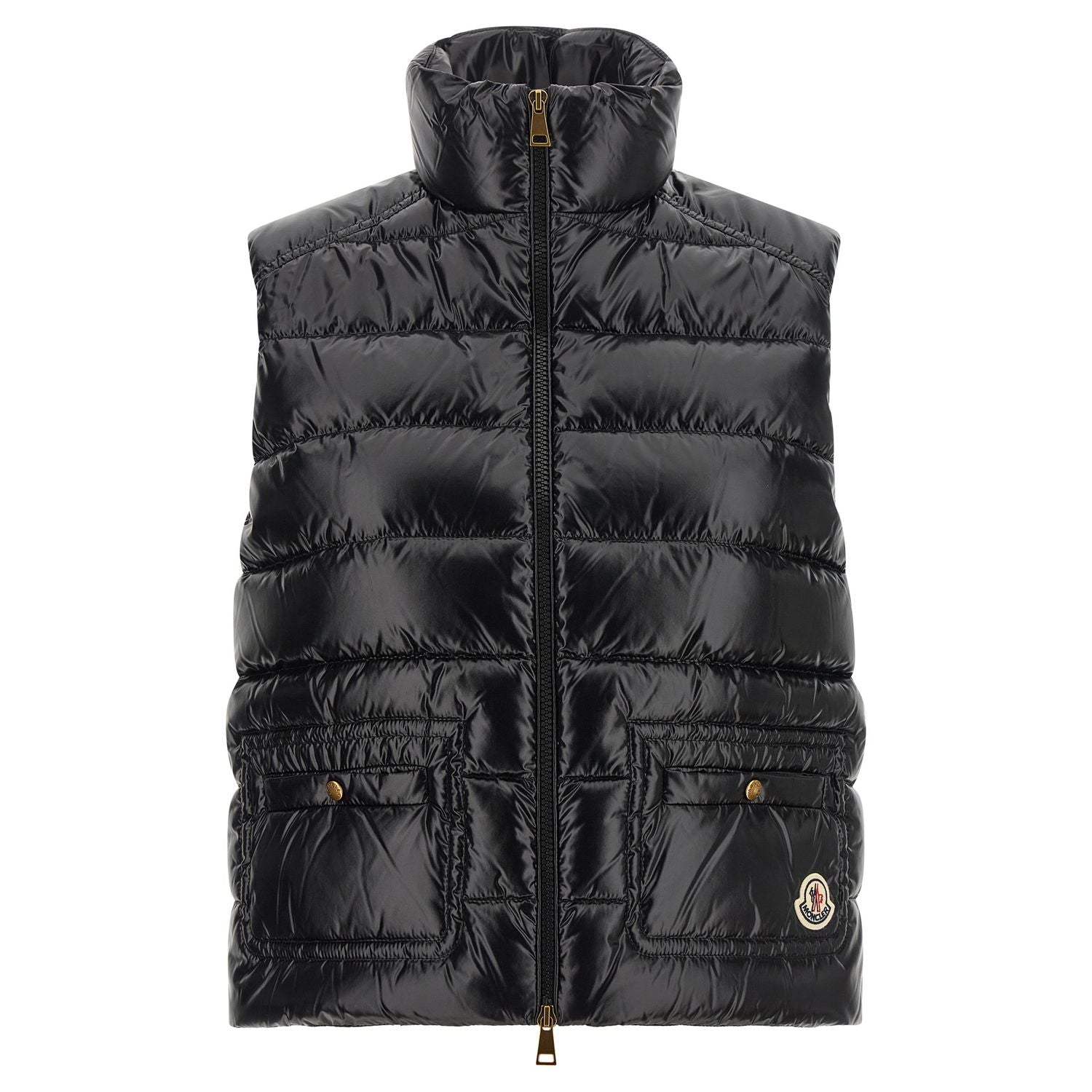 Moncler Black Polyamide Sleeveless Jacket