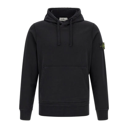 Stone Island Black Cotton Sweatshirt