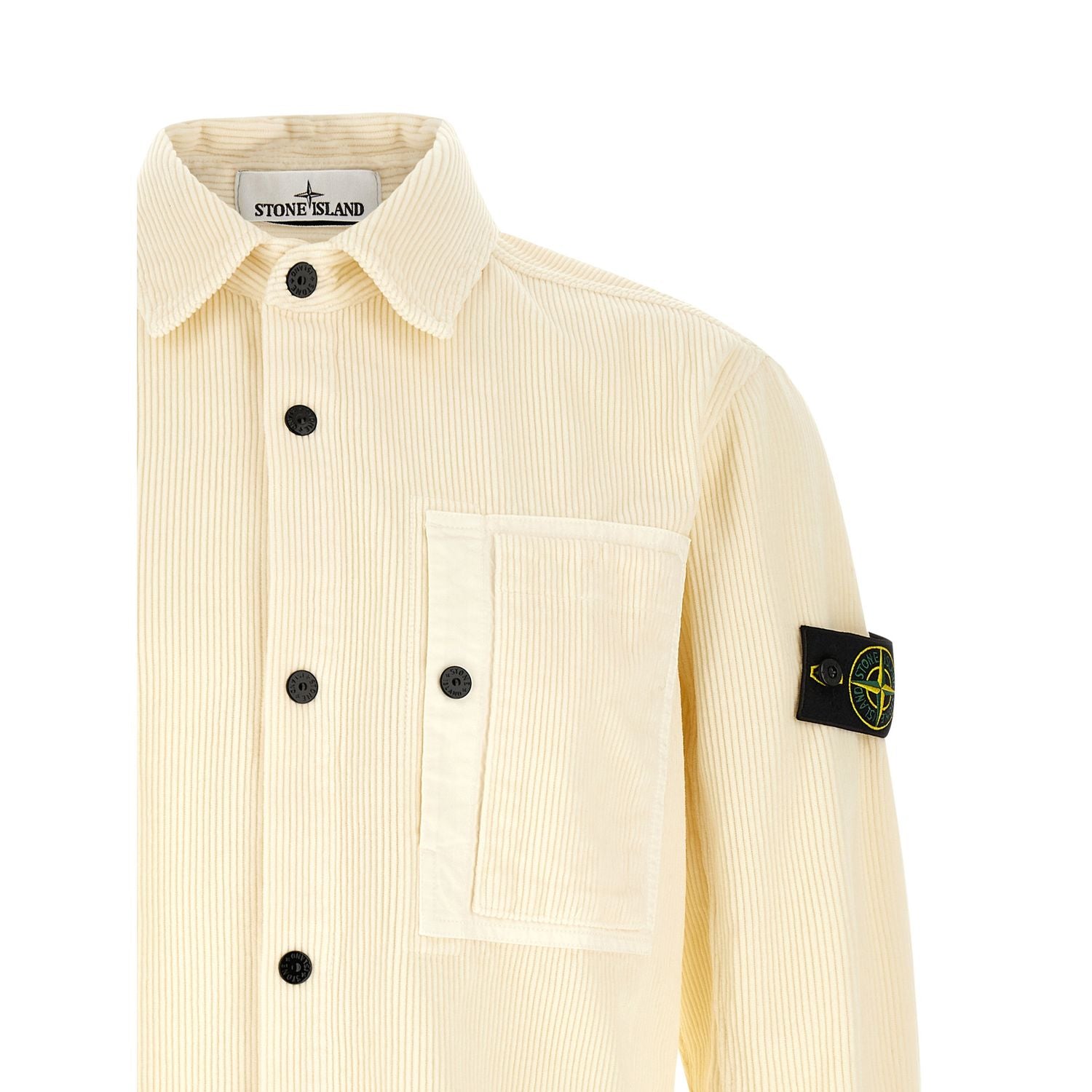 Stone Island White Cotton Blouse