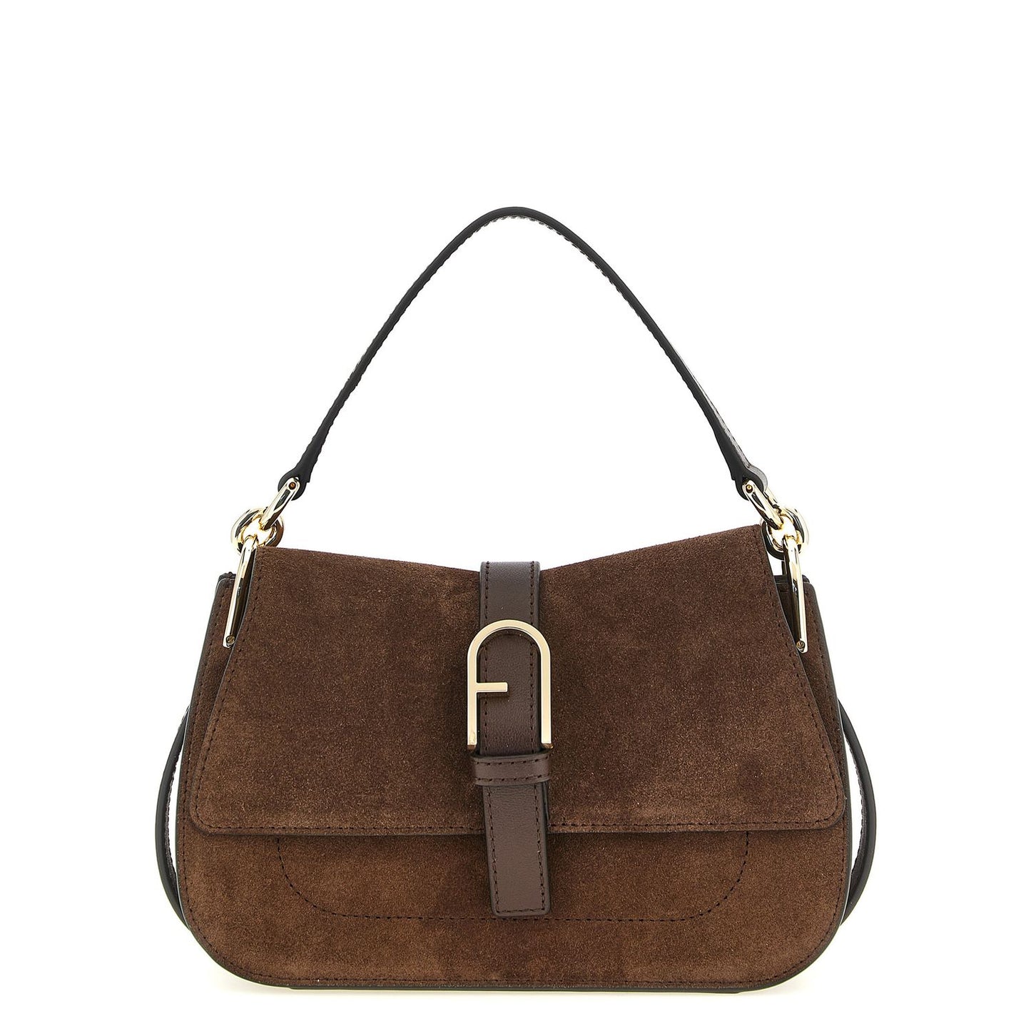 Furla Brown Calfskin Handbag