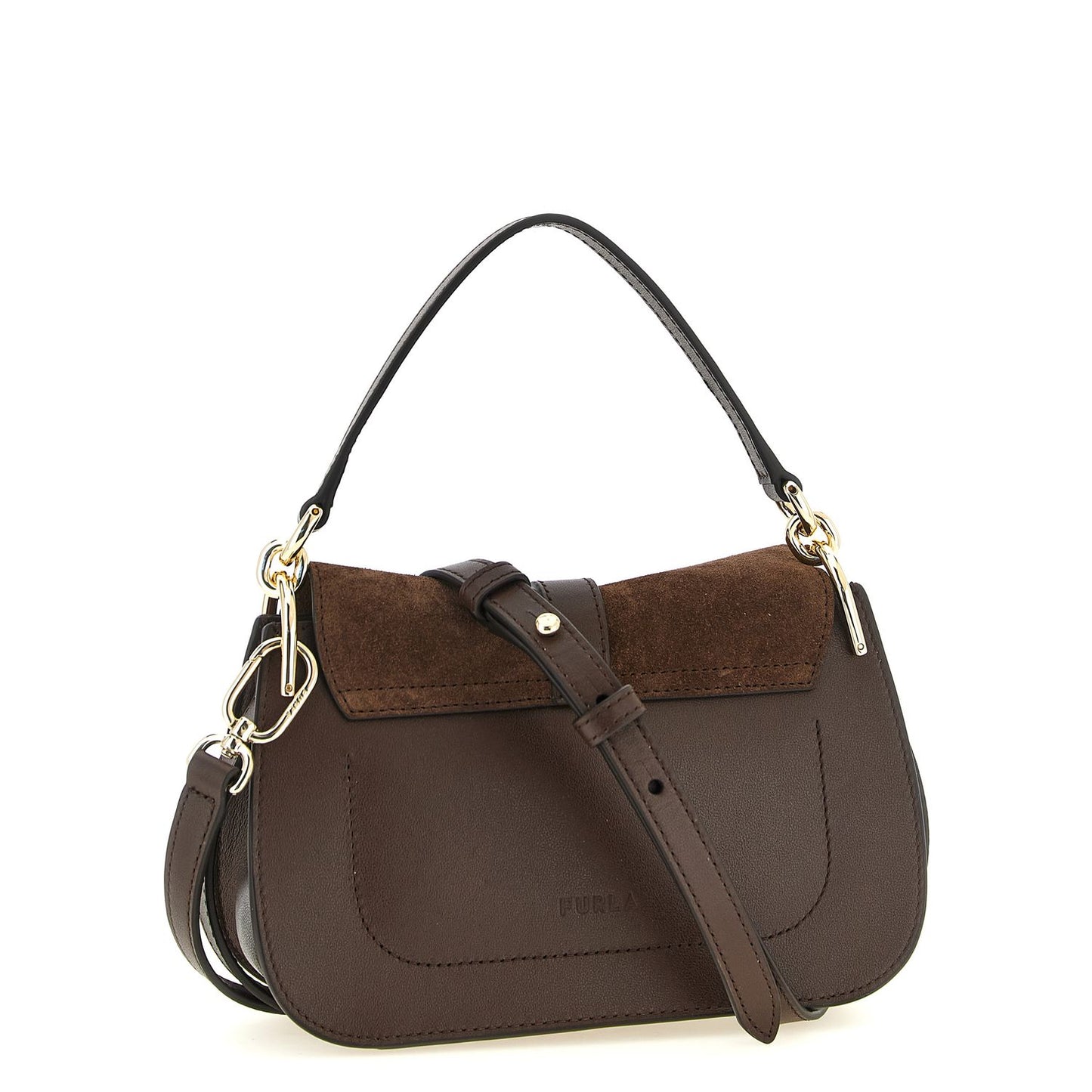 Furla Brown Calfskin Handbag