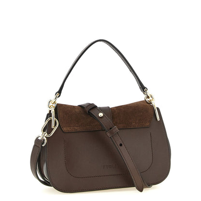 Furla Brown Calfskin Handbag