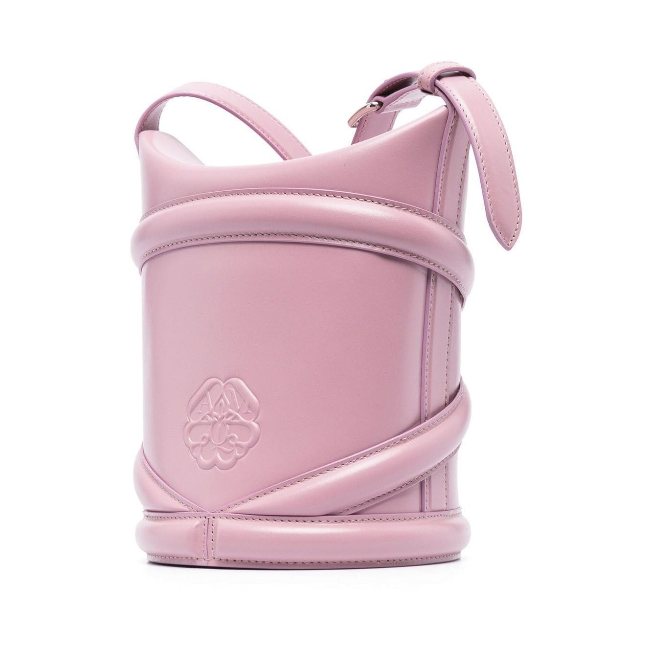 Front view with bag zipped and handles upright.