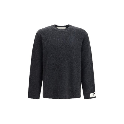 Golden Goose Gray Wool Oves Aries Sweatshirt