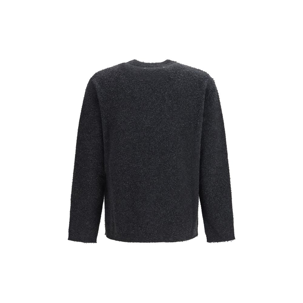 Golden Goose Gray Wool Oves Aries Sweatshirt