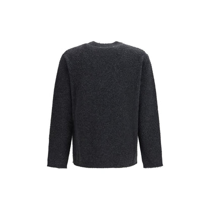 Golden Goose Gray Wool Oves Aries Sweatshirt
