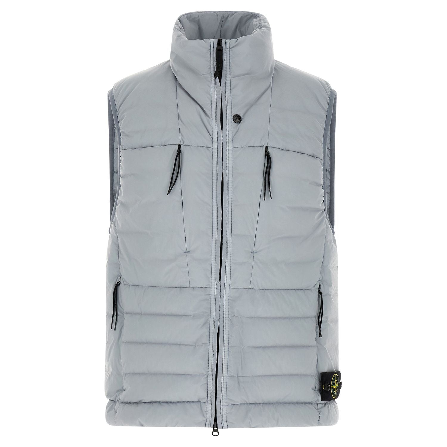Stone Island Gray Polyamide Sleeveless Jacket