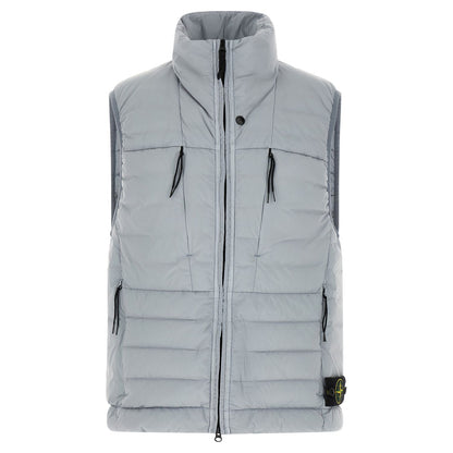 Stone Island Gray Polyamide Sleeveless Jacket
