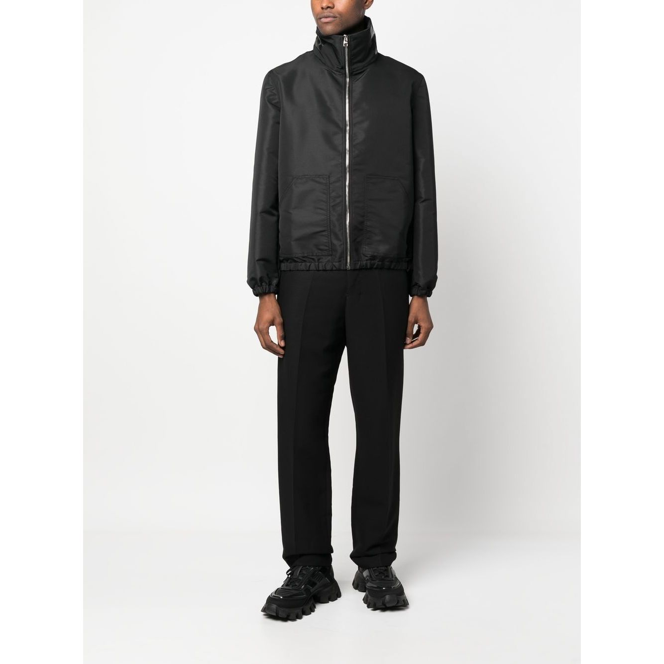 Alexander McQueen Graffiti-print zip-up Jacket
