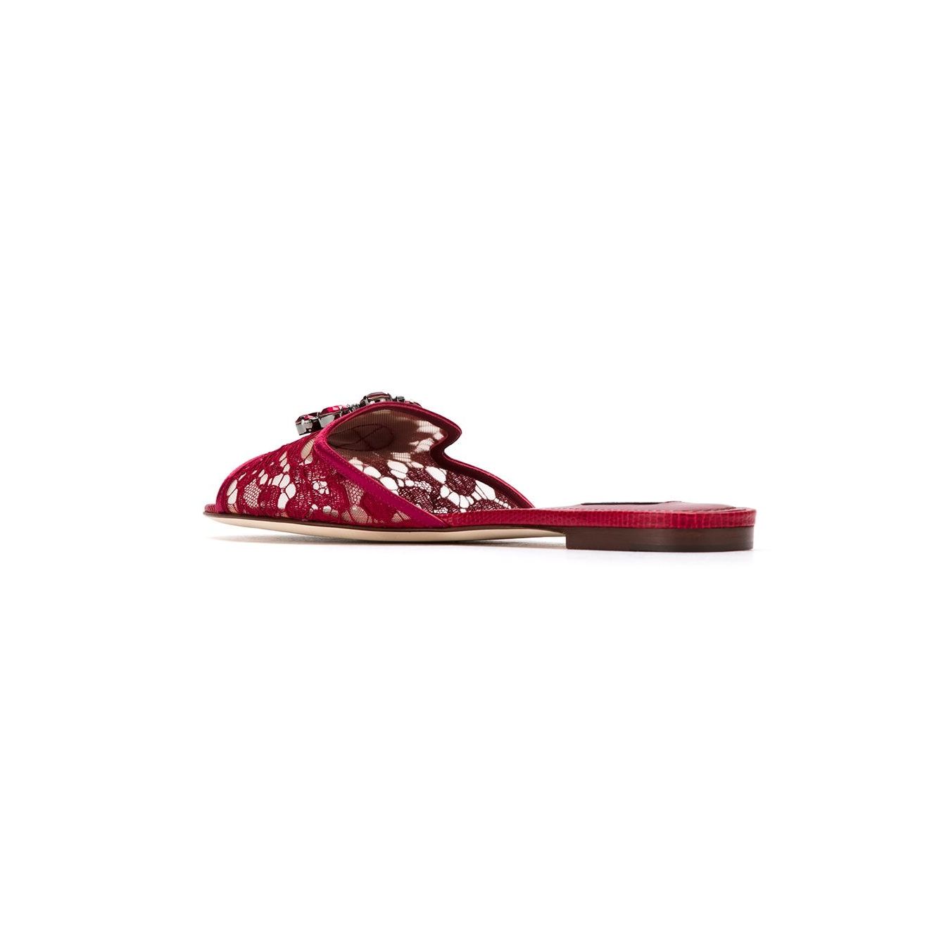 Dolce & Gabbana Rainbow Lace brooch-detail sandals Sandals