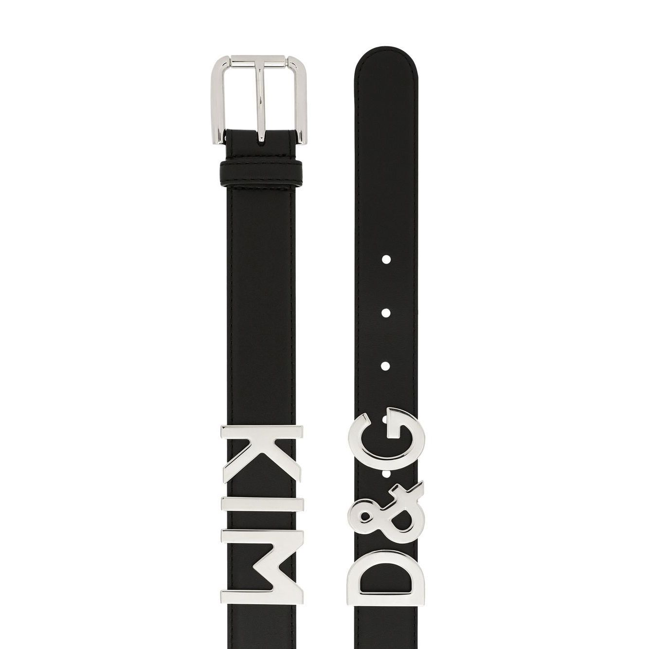 Dolce & Gabbana logo-lettering Leather Belt Belts