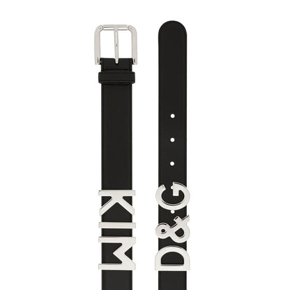 Dolce & Gabbana logo-lettering Leather Belt Belts