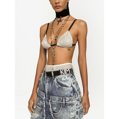 Dolce & Gabbana logo-lettering Leather Belt Belts