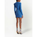 Balmain Button-detail knitted miniskirt