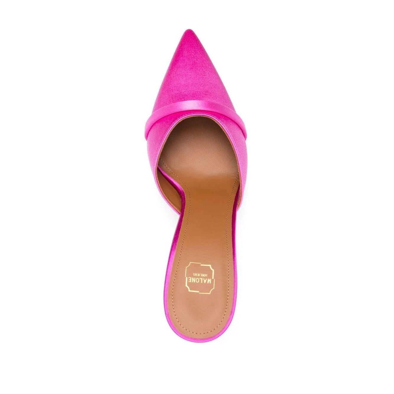 Malone Souliers With Heel Pink High Heel