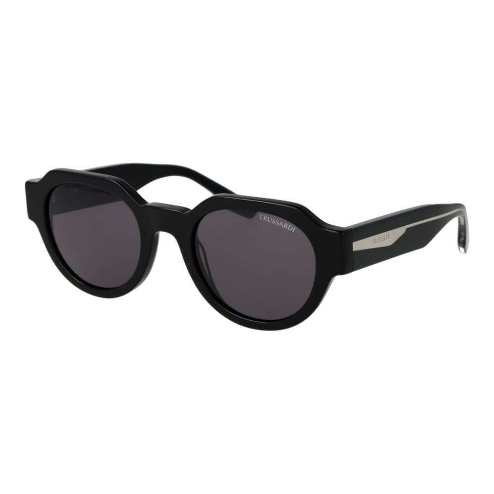 Trussardi Black Acetate Sunglasses