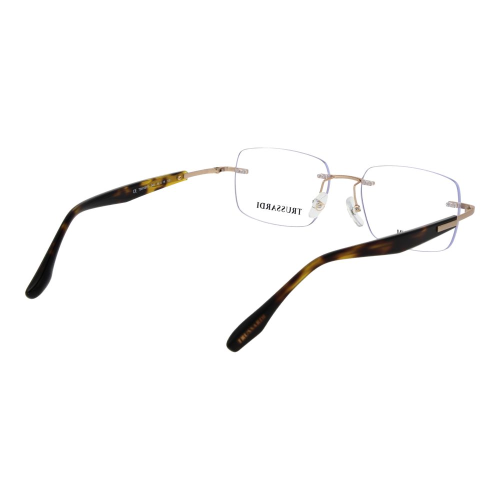 Trussardi Gold Stainless Steel Glasses (Frames)