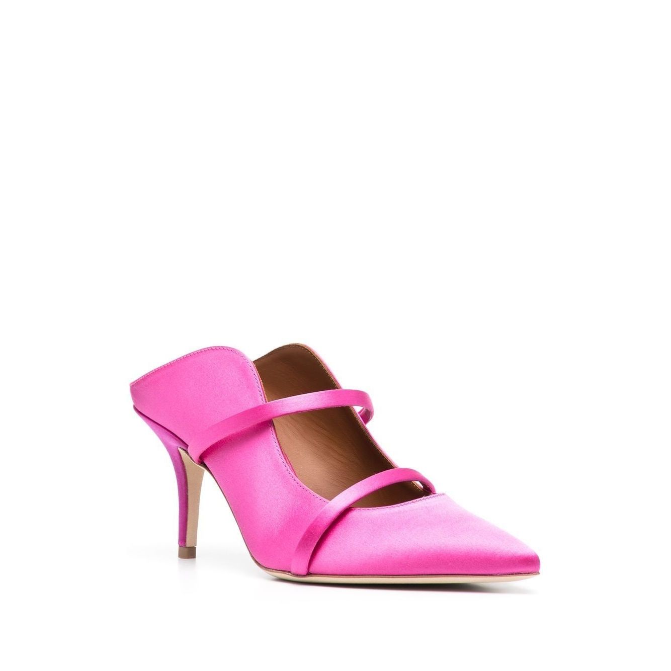Malone Souliers With Heel Pink Medium Heel