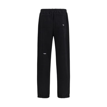 Represent Black Cotton Athletic Pants