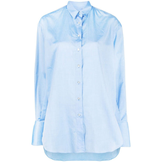 FINAMORE 1925 NAPOLI Shirts Clear Blue