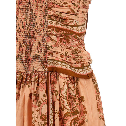 Zimmermann Multicolor Silk Midi Dress