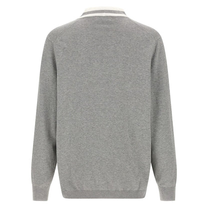 Brunello Cucinelli Gray Cotton Cardigan