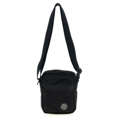 Stone Island Black Polyamide Crossbody Bag