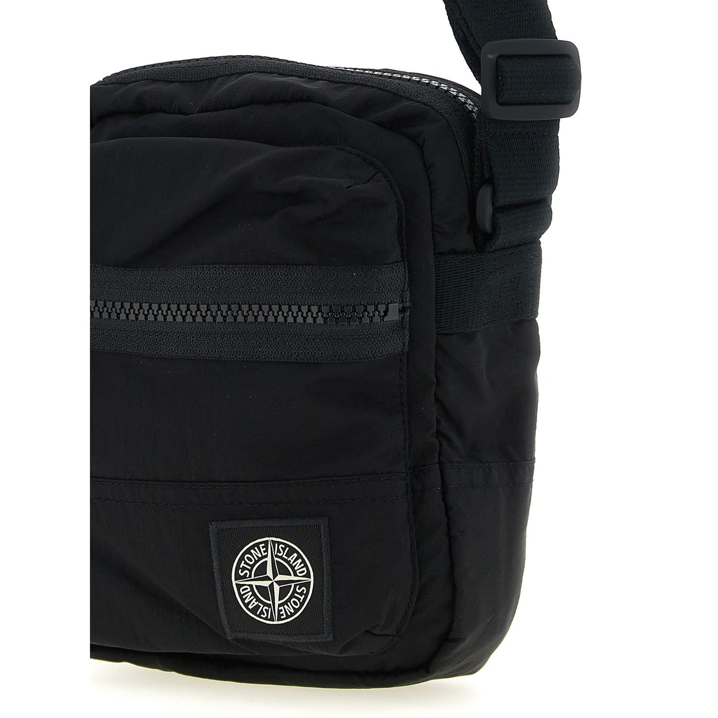 Stone Island Black Polyamide Crossbody Bag