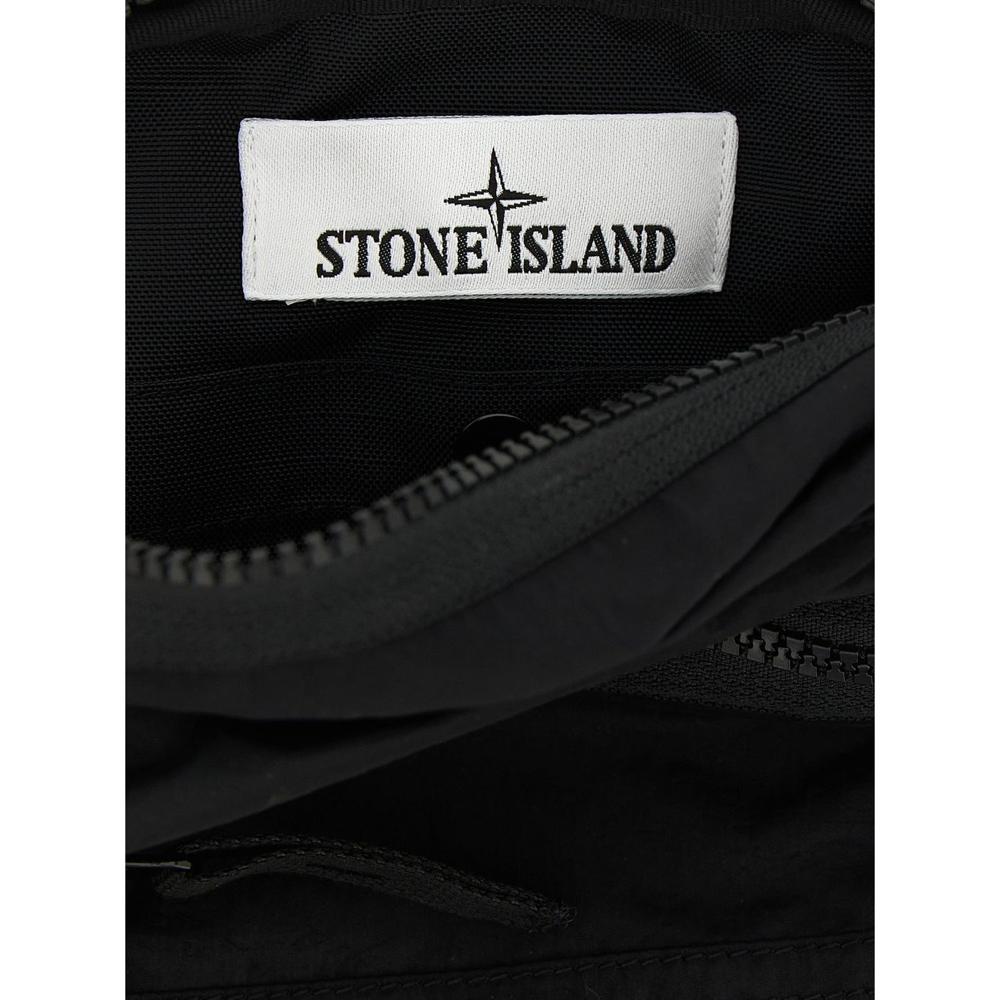 Stone Island Black Polyamide Crossbody Bag