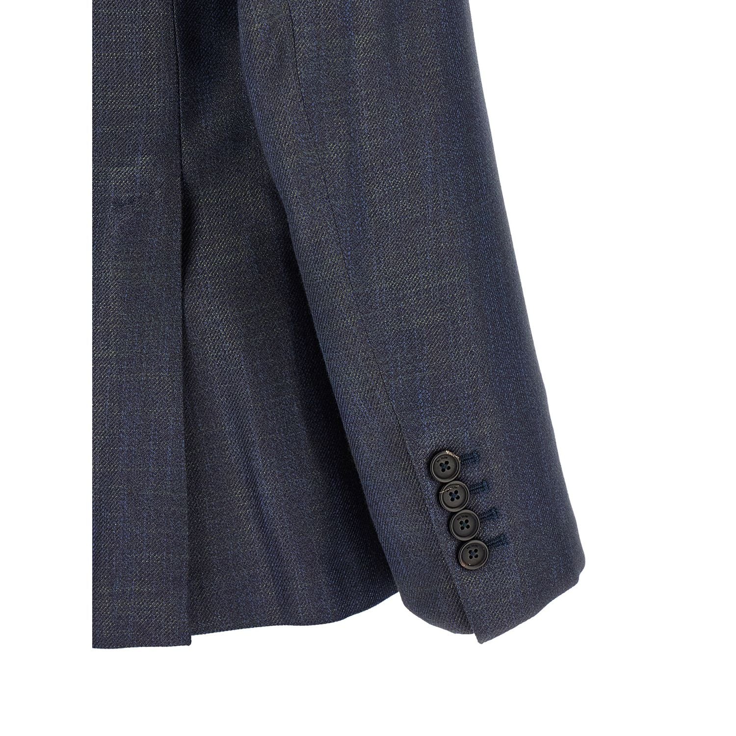 Pal Zileri Blue Viscose Blazer
