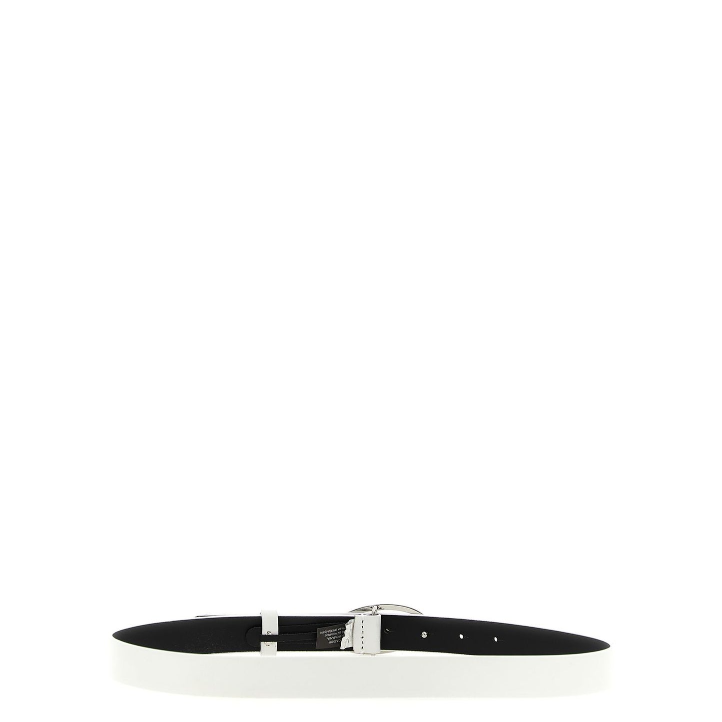 Diesel White Leather Regular Belt