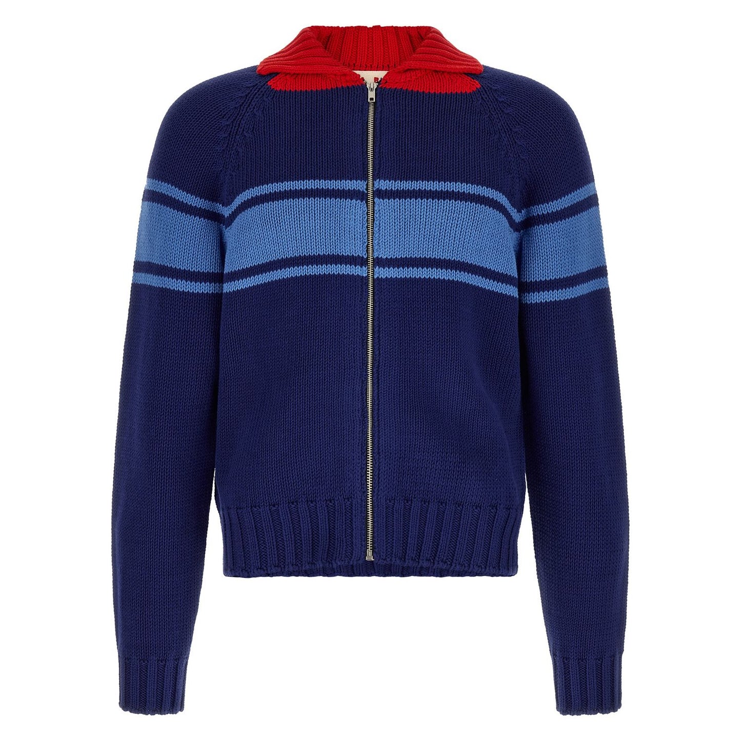 Marni Blue Cotton Cardigan