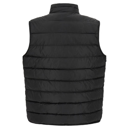 Dolce & Gabbana Black Polyester Sleeveless Jacket