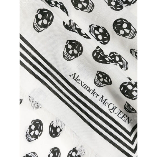Alexander McQueen Skull wool scarf Scarves Hats & Gloves