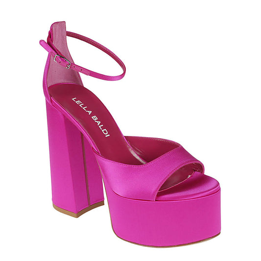Lella Baldi Sandals Fuchsia Sandals
