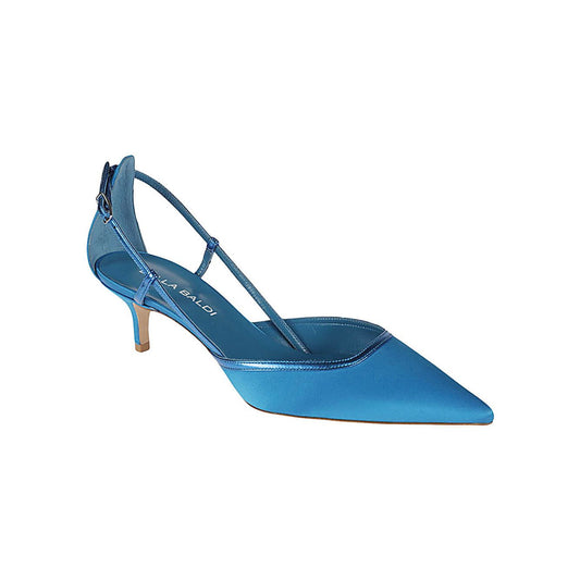 Lella Baldi With Heel Blue High Heel