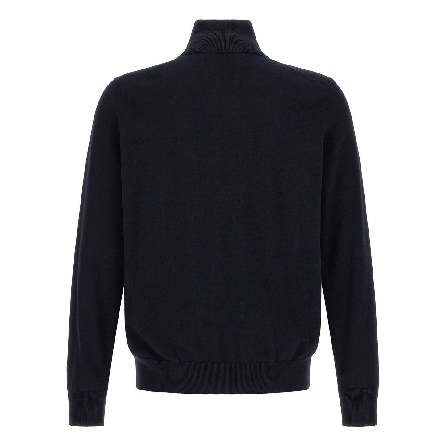 Hugo Boss Blue Cotton Cardigan
