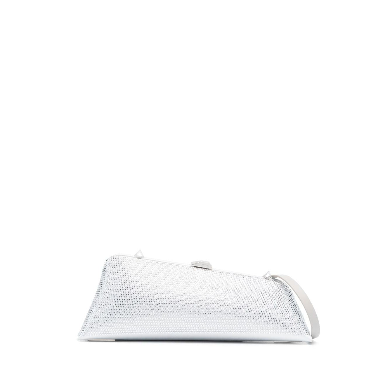 The Attico Long Night crystal-embellished clutch bag