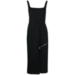 Alexander McQueen zip-embellished Midi Dress