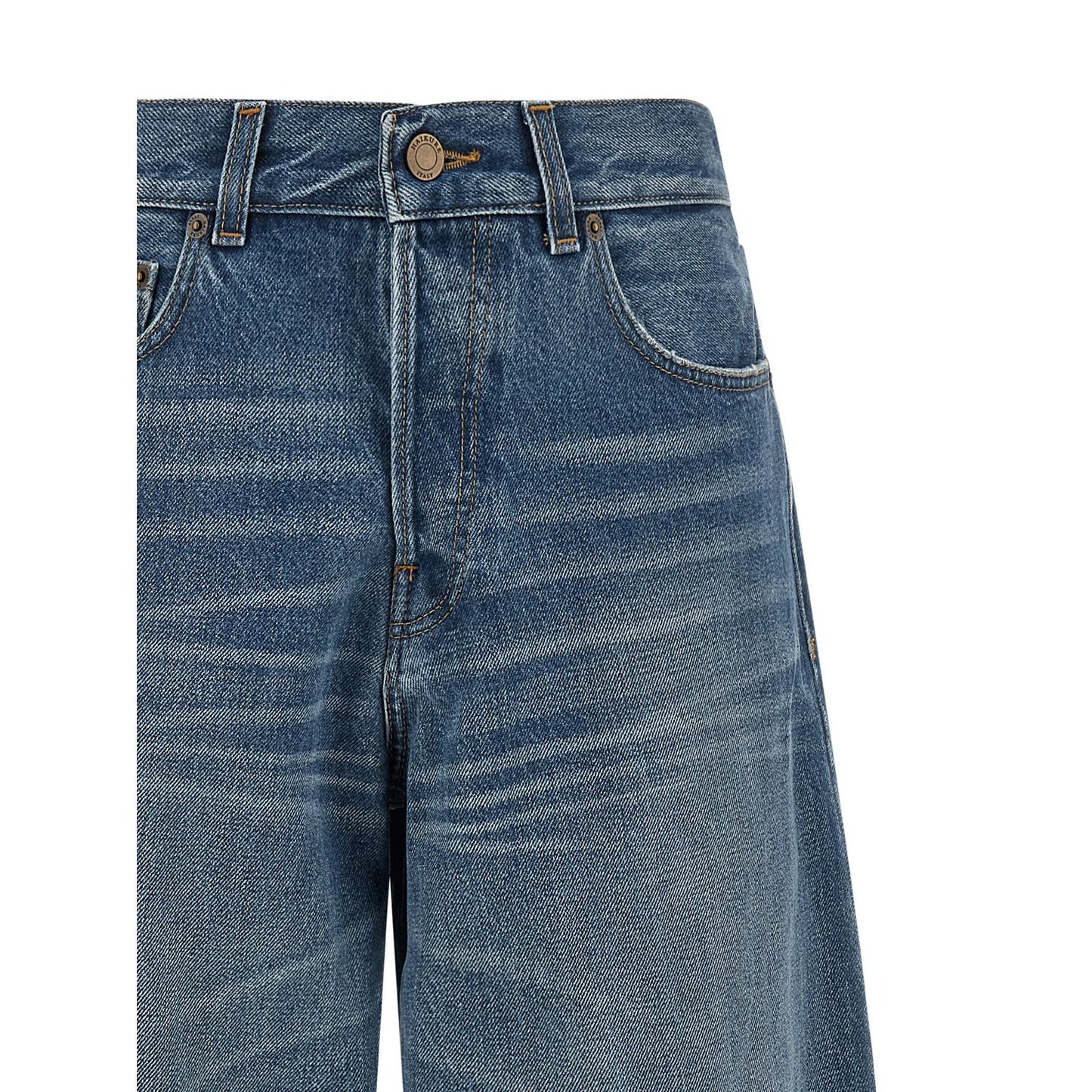 Haikure Blue Cotton Jeans Denim