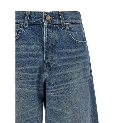 Haikure Blue Cotton Jeans Denim