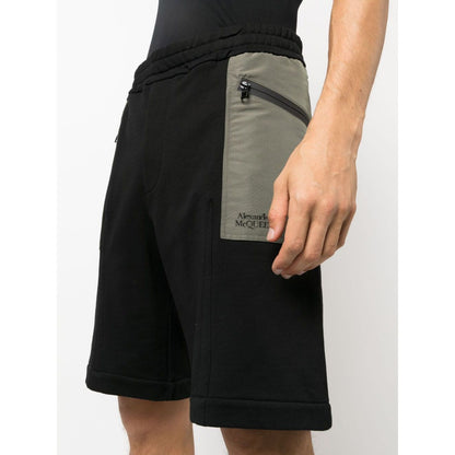Alexander McQueen two-tone Elasticated Track Shorts
