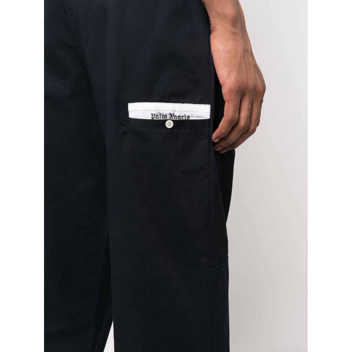 Palm Angels Trousers Blue PMCG003E23FAB0014603