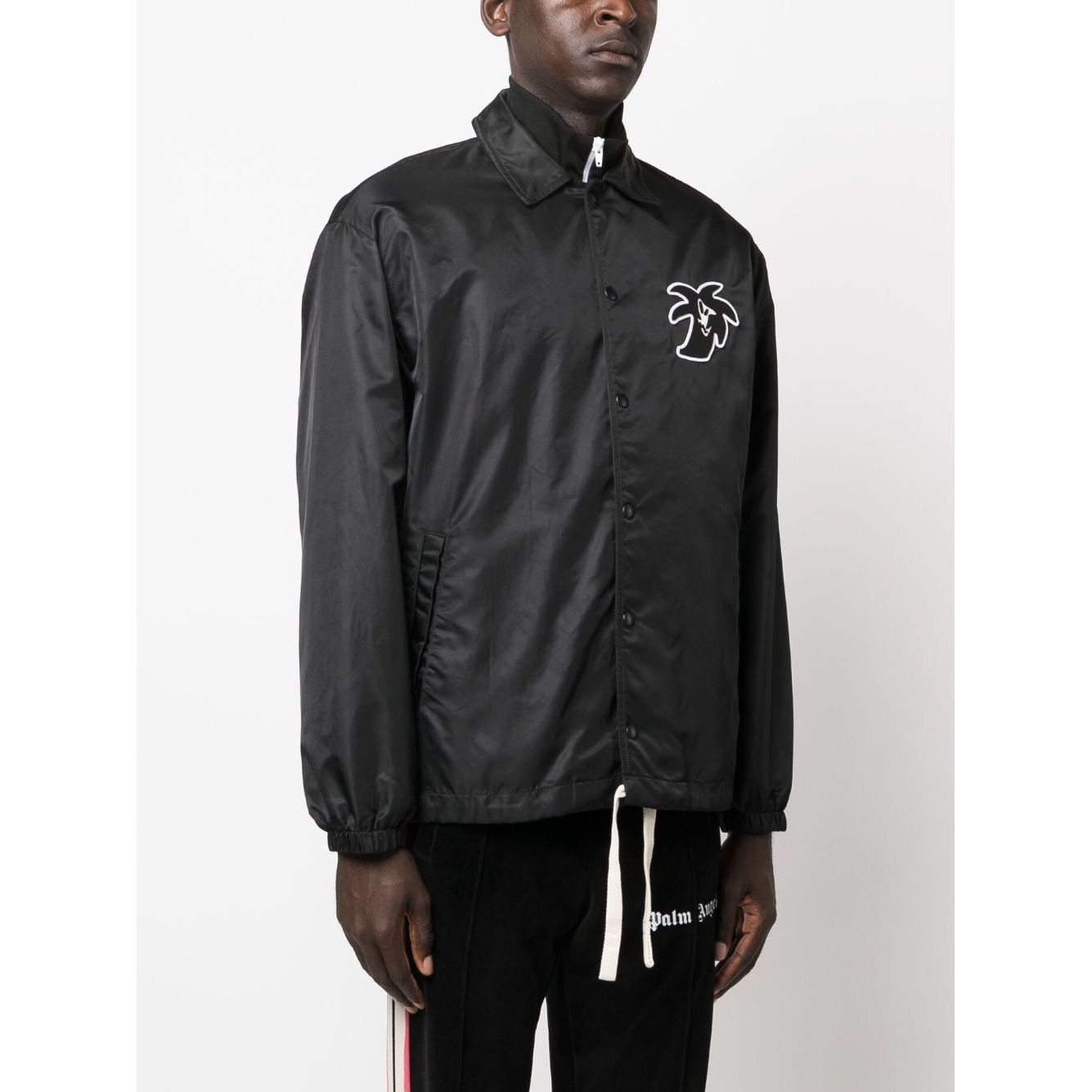 Palm Angels Jackets Black