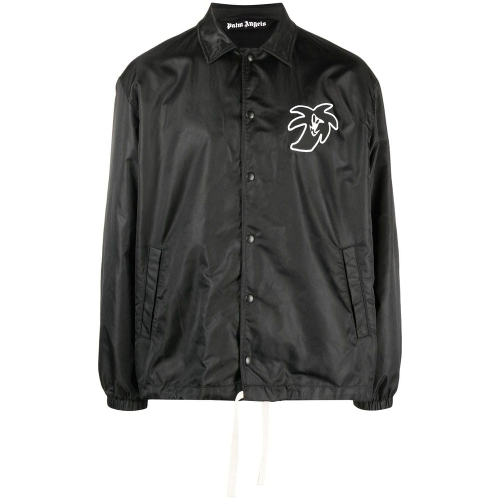 Palm Angels Jackets Black PMEM014E23FAB0011001