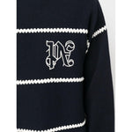 Palm Angels Sweaters Blue PMHE048E23KNI0014603